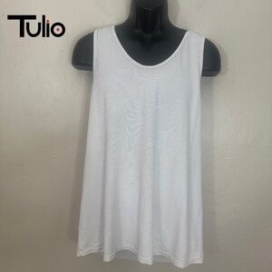 Tulio Mesh Tank Top 23.5" armpit to armpit unstrteched Polyester blend pinpoint
